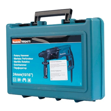 Перфоратор Makita HR2470, 2.4 Дж, 780 Вт, 4500 уд/мин, в кейсе2